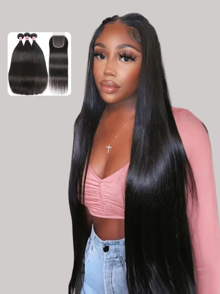 UNice Peruvian Straight Hair Bundles