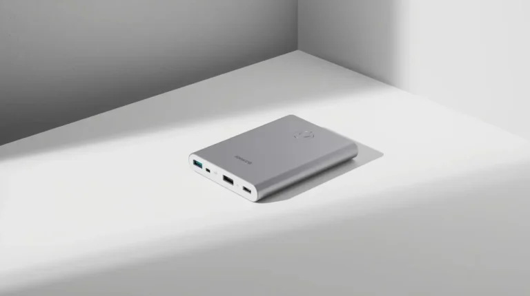 The imge is have with background and a power bank is here