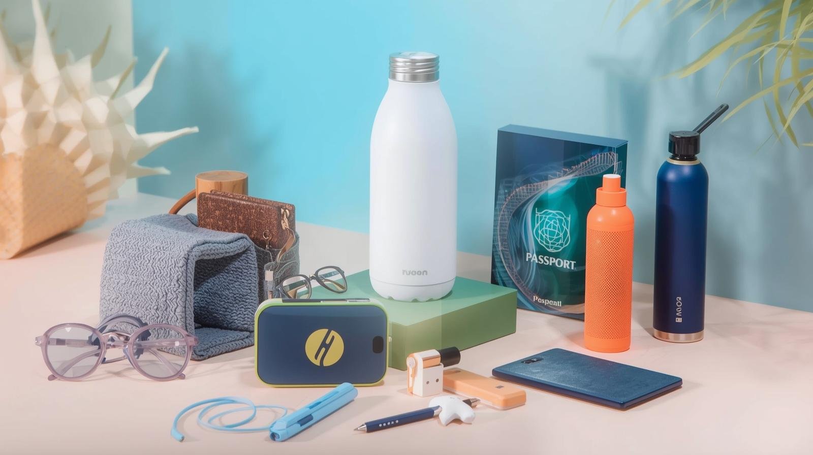 This image shows all the 12 smart gadgets which are need for the travel