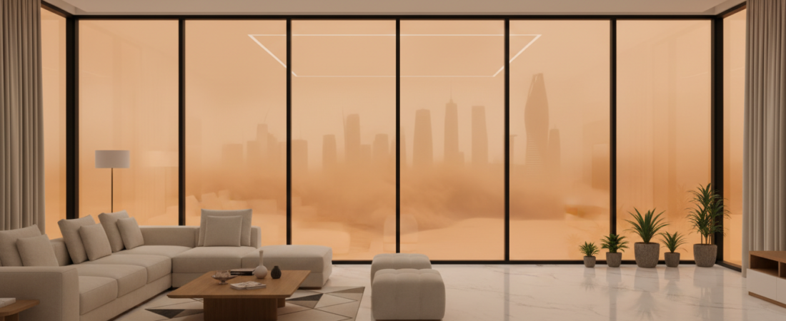 How to Stop Desert Dust from Entering Your Saudi Apartment (A Complete Guide)
